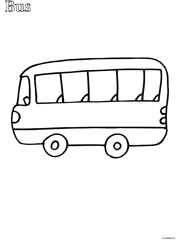 Página para colorir: Ônibus (Transporte) #135368 - Páginas para Colorir Imprimíveis Gratuitamente