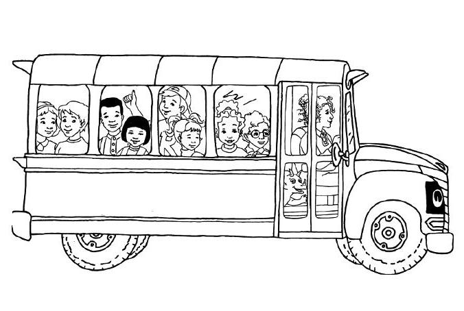 Página para colorir: Ônibus (Transporte) #135385 - Páginas para Colorir Imprimíveis Gratuitamente