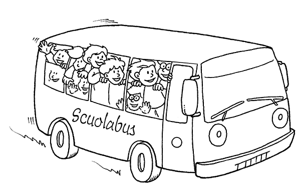 Página para colorir: Ônibus (Transporte) #135394 - Páginas para Colorir Imprimíveis Gratuitamente