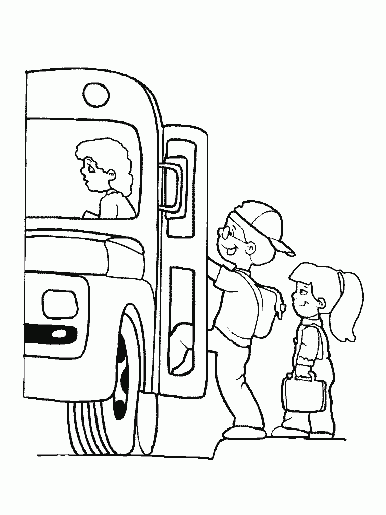 Página para colorir: Ônibus (Transporte) #135429 - Páginas para Colorir Imprimíveis Gratuitamente