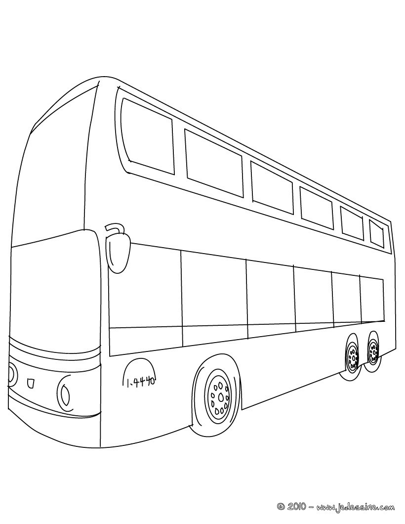 Página para colorir: Ônibus (Transporte) #135441 - Páginas para Colorir Imprimíveis Gratuitamente