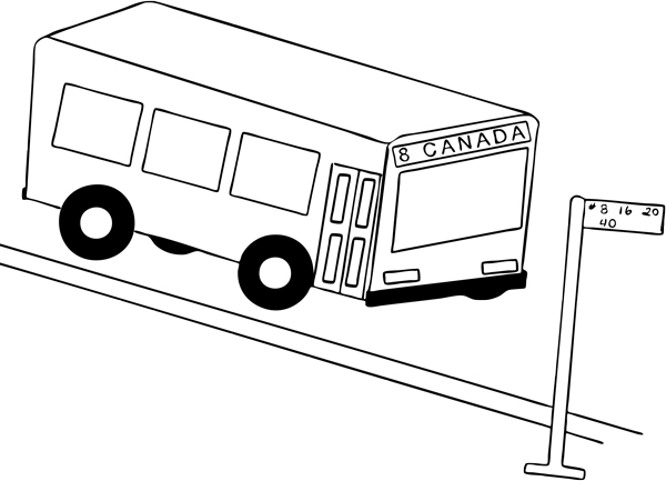 Página para colorir: Ônibus (Transporte) #135447 - Páginas para Colorir Imprimíveis Gratuitamente