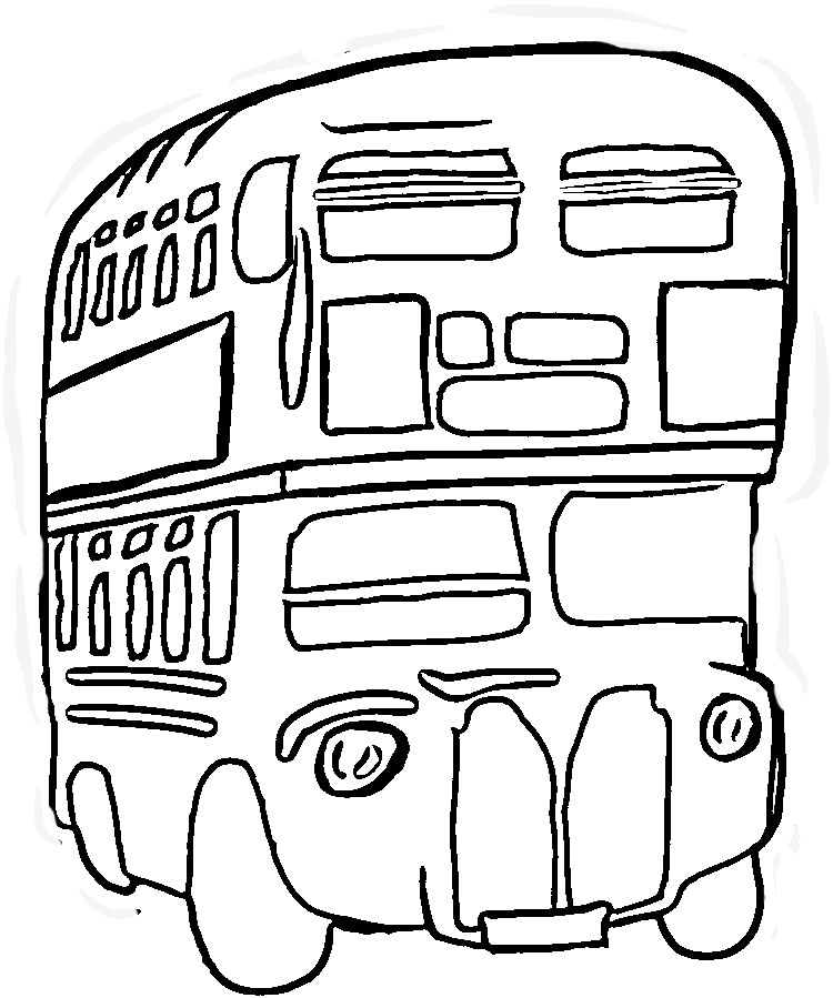 Página para colorir: Ônibus (Transporte) #135494 - Páginas para Colorir Imprimíveis Gratuitamente