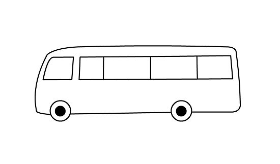 Página para colorir: Ônibus (Transporte) #135511 - Páginas para Colorir Imprimíveis Gratuitamente