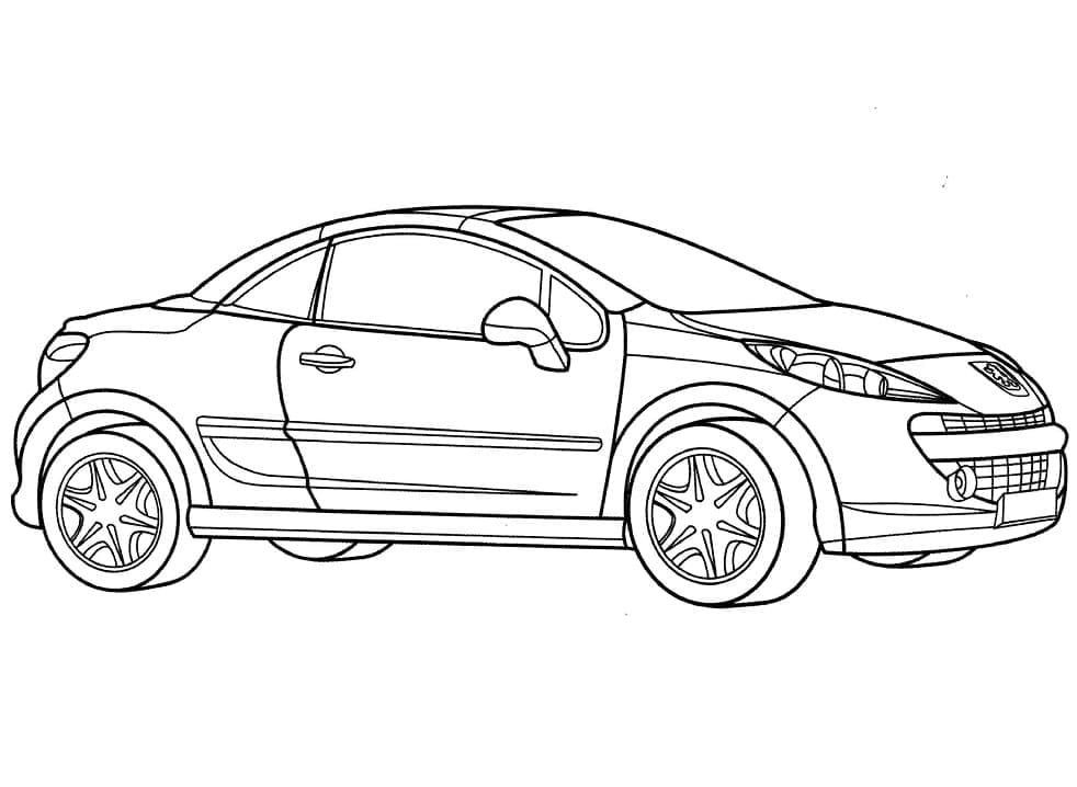 Desenho gratuito Peugeot #206134 da colecao Transporte para imprimir