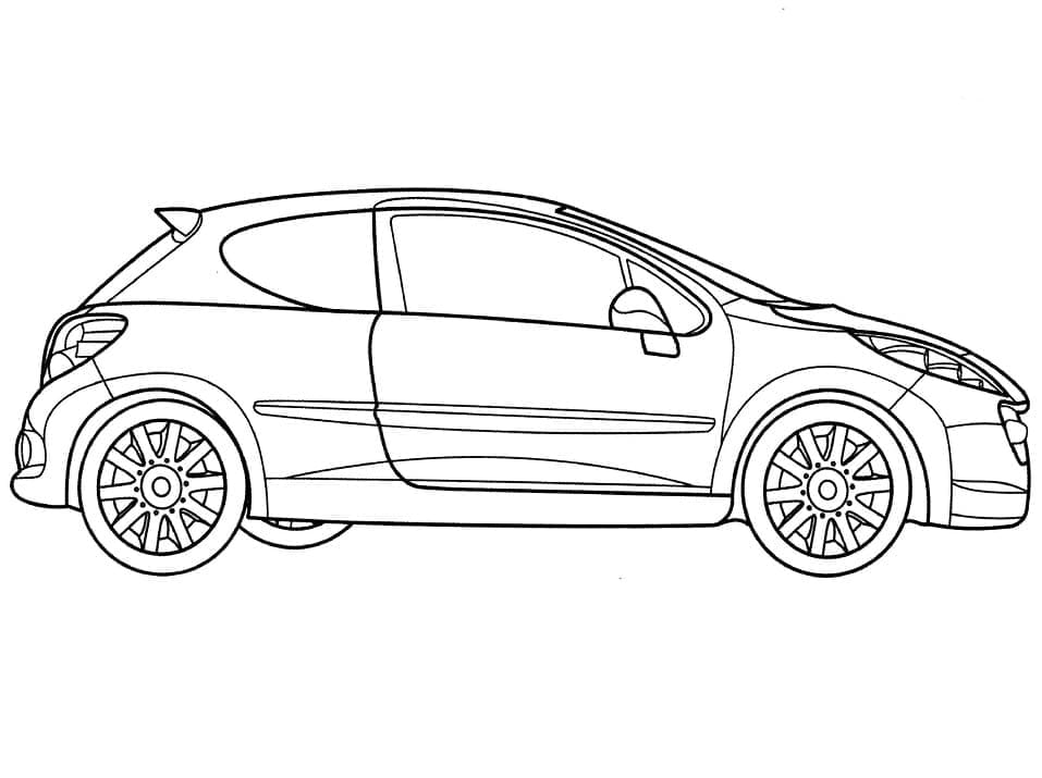 Desenho gratuito Peugeot #206135 da colecao Transporte para imprimir