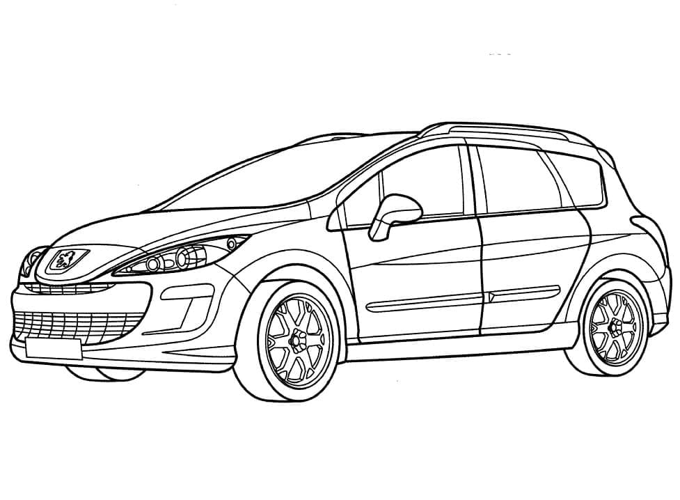Desenho gratuito Peugeot #206144 da colecao Transporte para imprimir