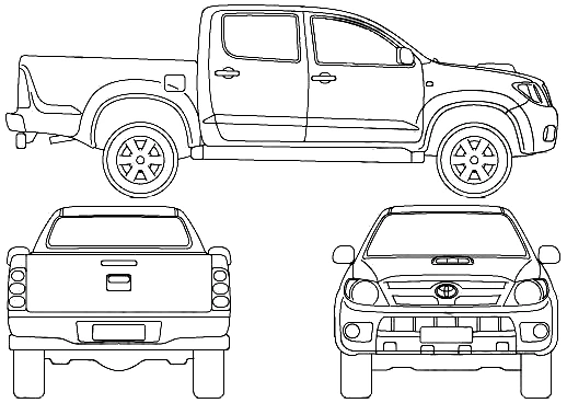 Desenho gratuito Picape #144320 da colecao Transporte para imprimir