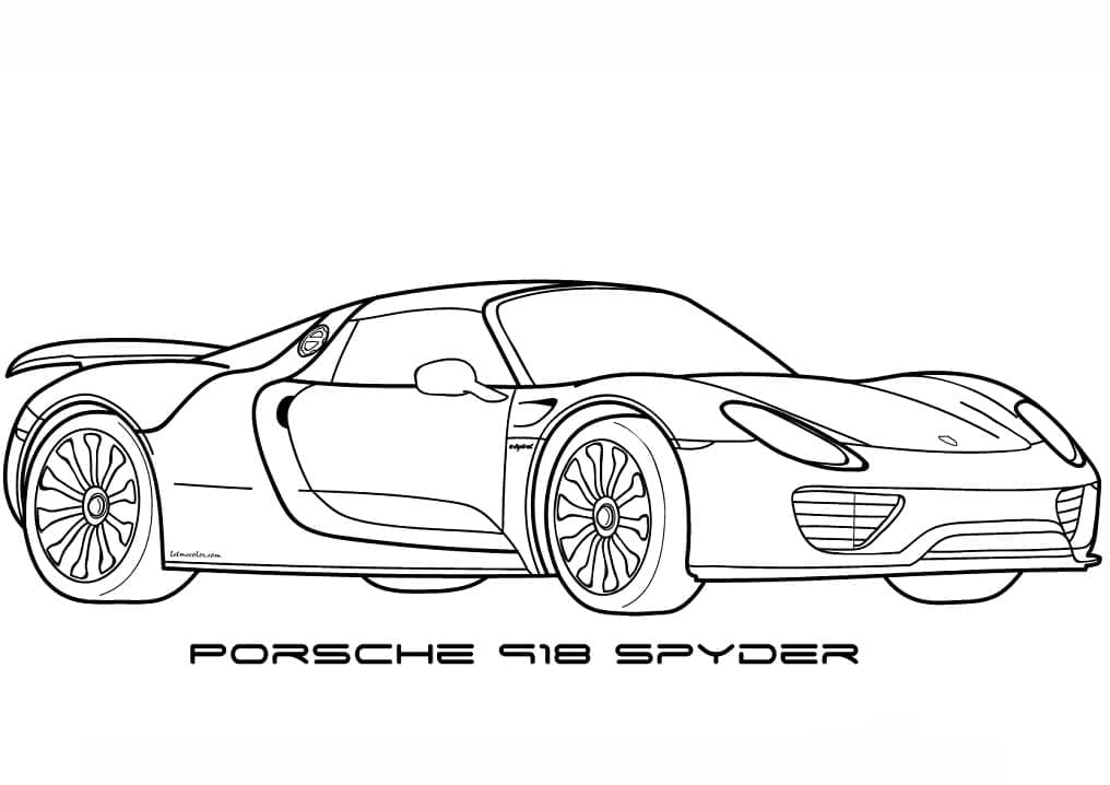 Desenho gratuito Porsche #174251 da colecao Transporte para imprimir