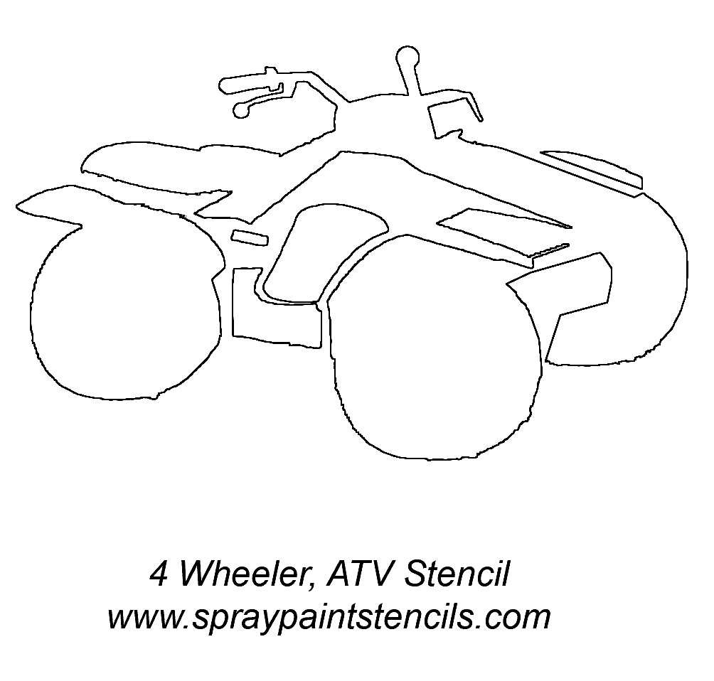 Página para colorir: Quad / ATV (Transporte) #143477 - Páginas para Colorir Imprimíveis Gratuitamente