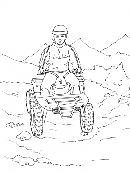 Desenho gratuito Quadriciclo #143213 da colecao Transporte para imprimir