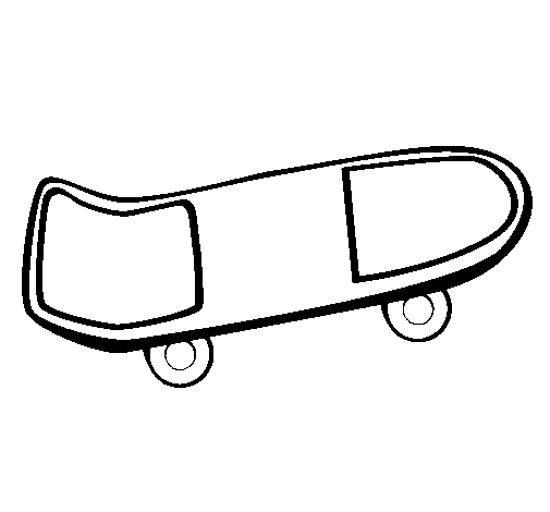 Página para colorir: Skate / Skate (Transporte) #139382 - Páginas para Colorir Imprimíveis Gratuitamente