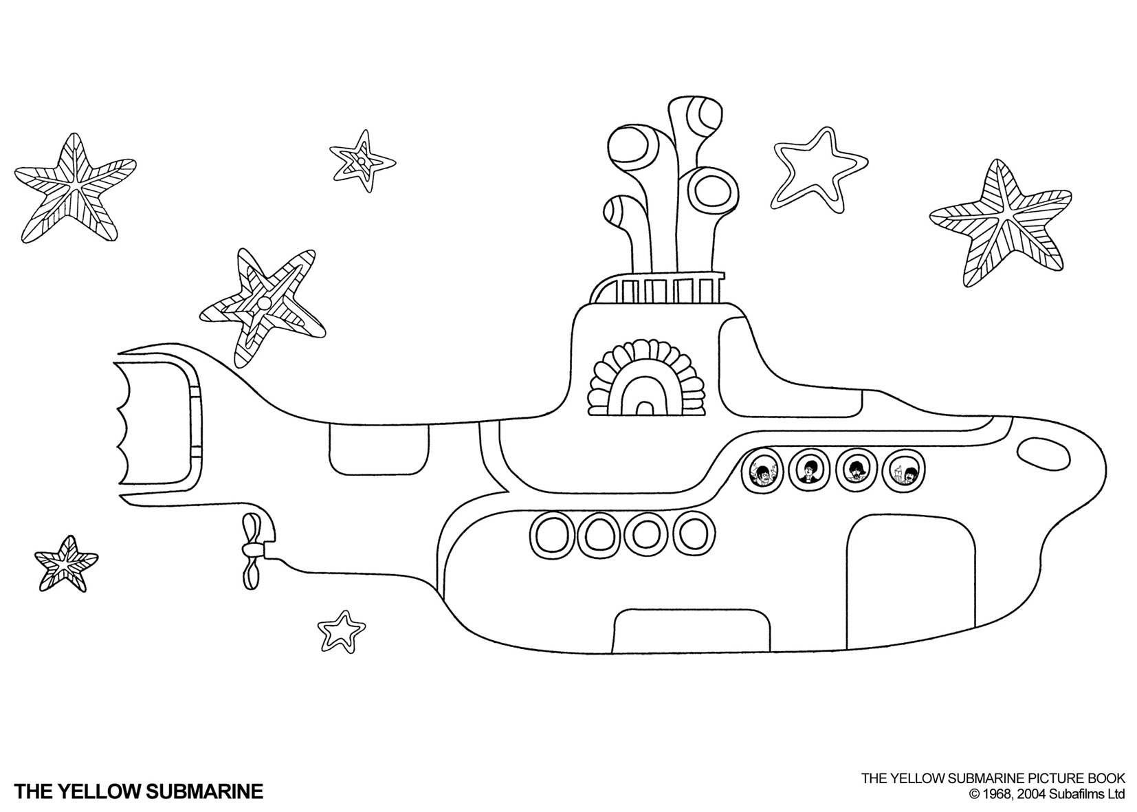 Página para colorir: Submarino (Transporte) #137697 - Páginas para Colorir Imprimíveis Gratuitamente