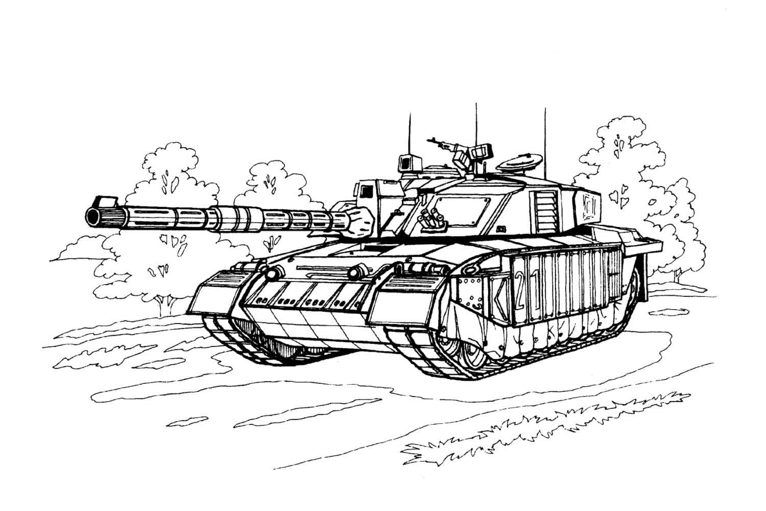 Desenho gratuito Tanque #192656 da colecao Transporte para imprimir