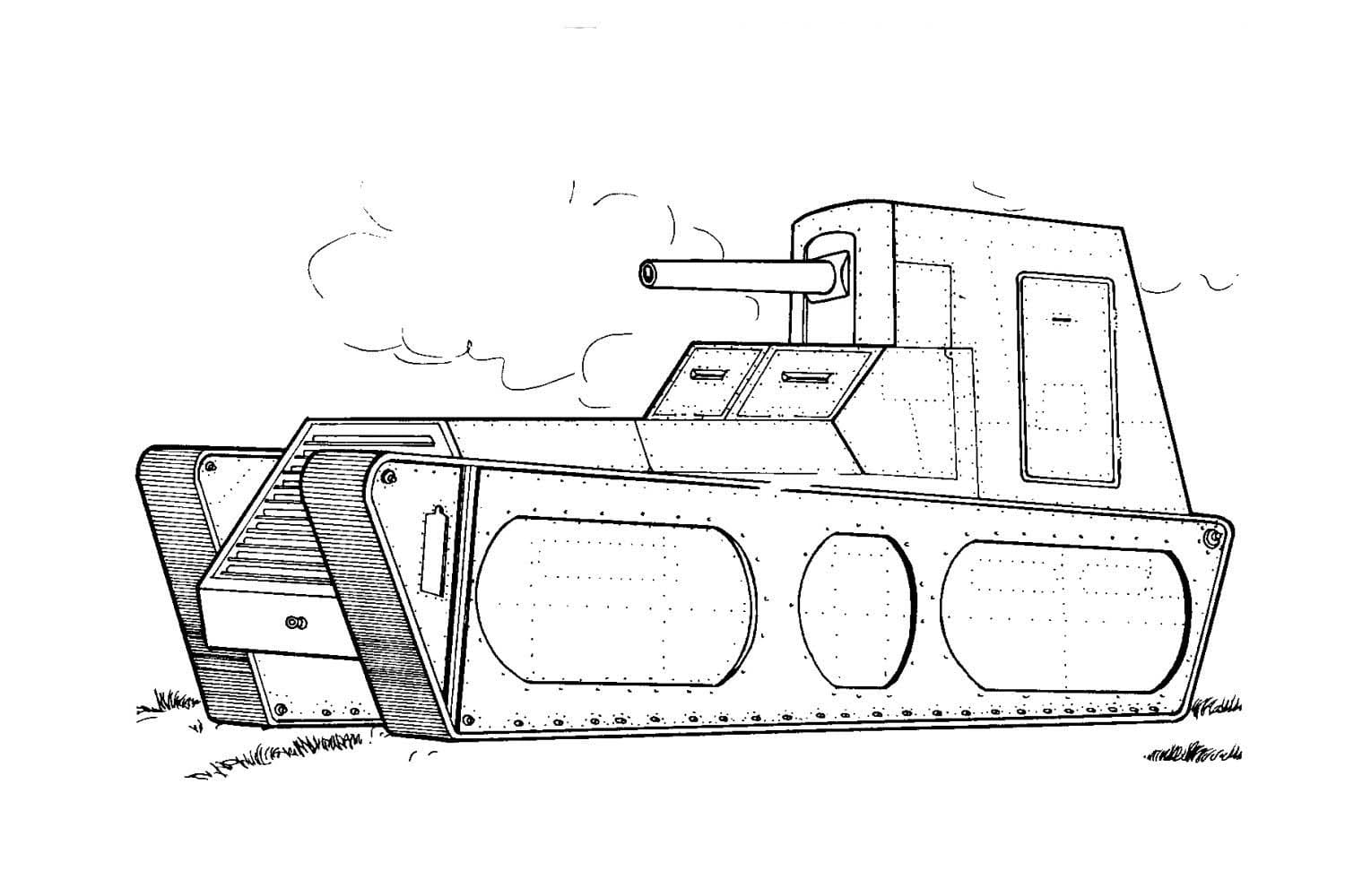 Desenho gratuito Tanque #192662 da colecao Transporte para imprimir