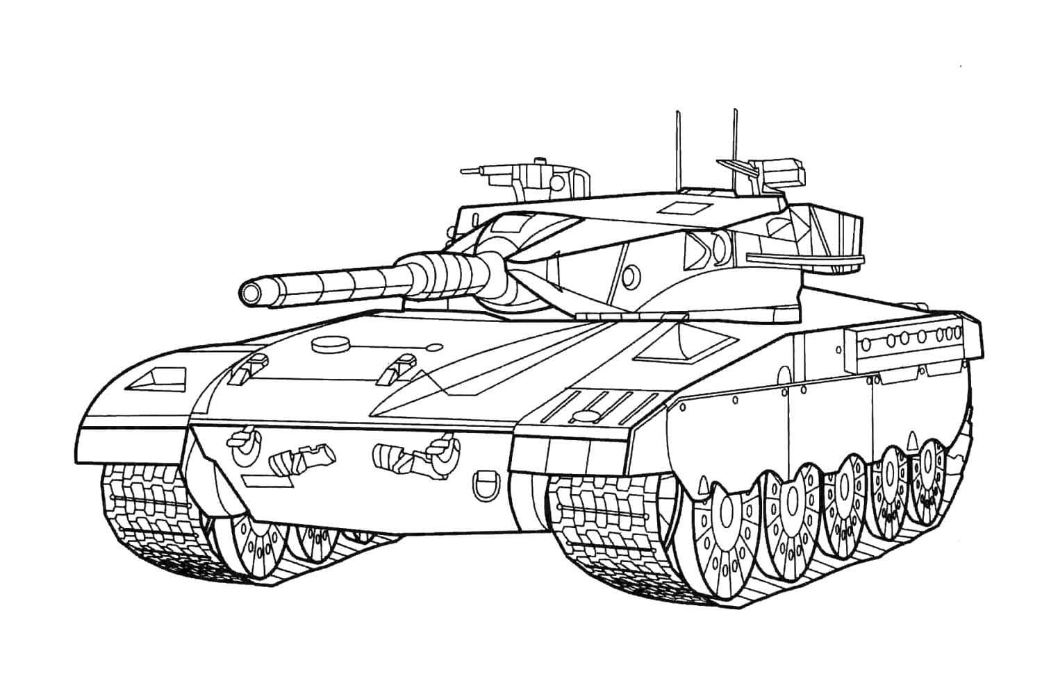 Desenho gratuito Tanque #192666 da colecao Transporte para imprimir