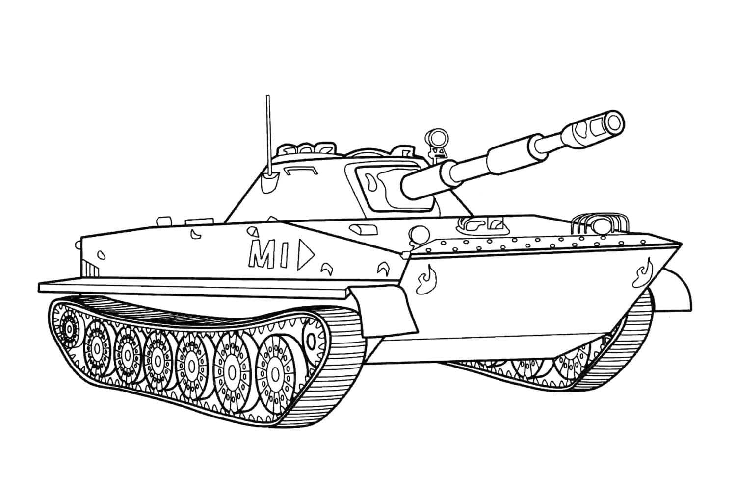 Desenho gratuito Tanque #192669 da colecao Transporte para imprimir