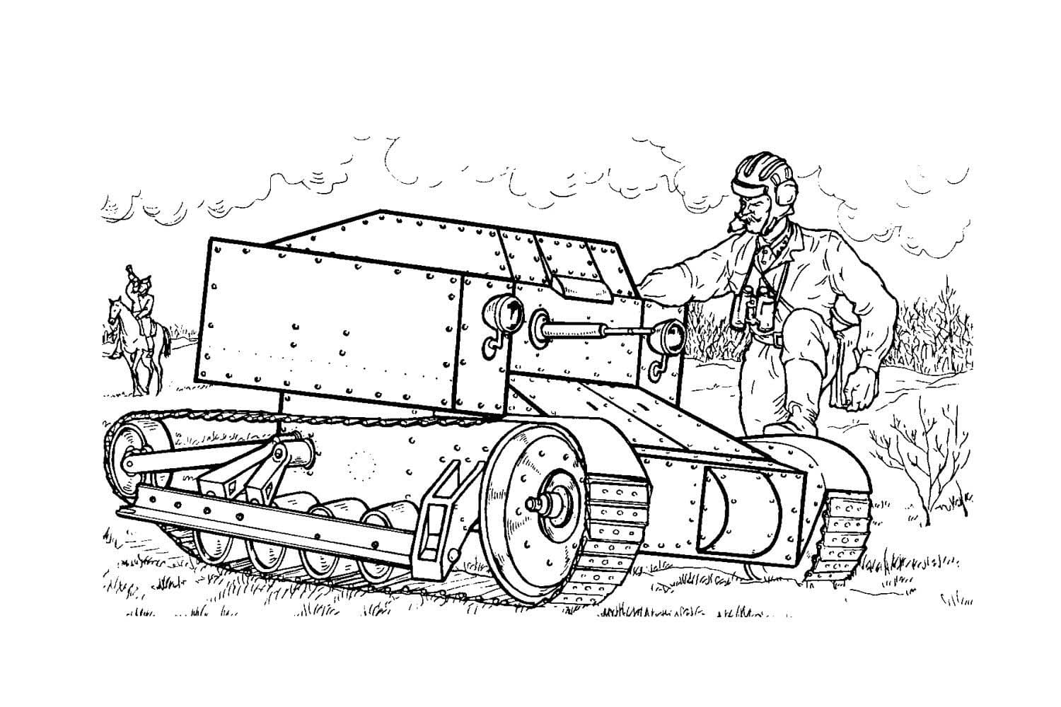 Desenho gratuito Tanque #192673 da colecao Transporte para imprimir