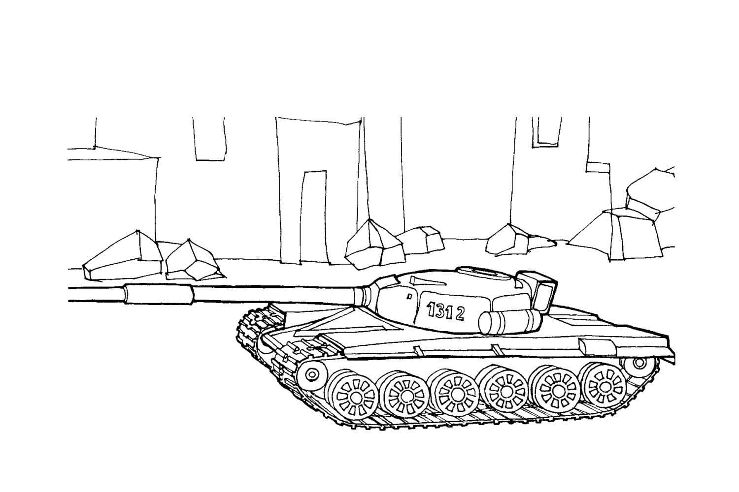 Desenho gratuito Tanque #192676 da colecao Transporte para imprimir
