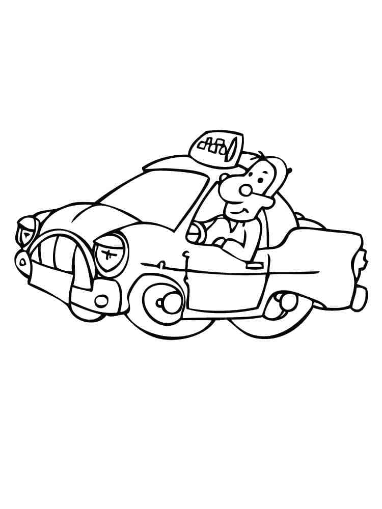 Desenho gratuito Taxi #204448 da colecao Transporte para imprimir