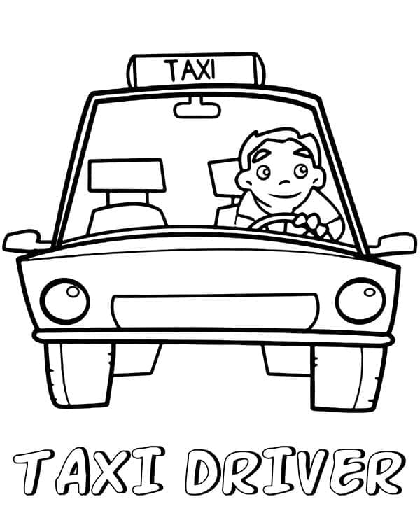 Desenho gratuito Taxi #204462 da colecao Transporte para imprimir Desenho gratuito Taxi #204462 da colecao Transporte para imprimir