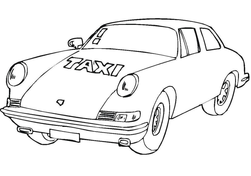 Desenho gratuito Taxi #204466 da colecao Transporte para imprimir