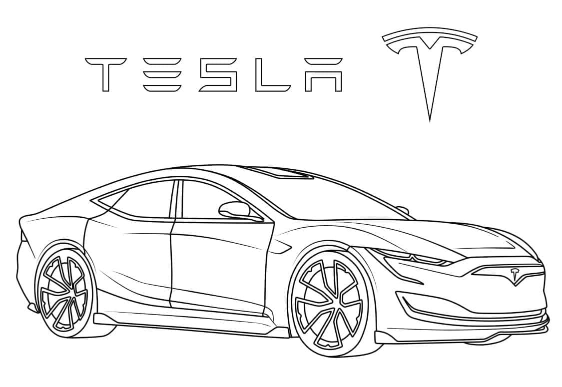 Desenho gratuito Tesla #207838 da colecao Transporte para imprimir