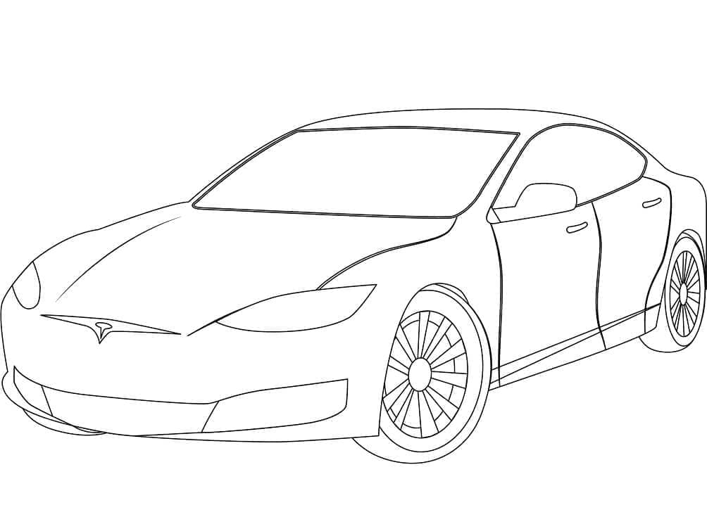 Desenho gratuito Tesla #207841 da colecao Transporte para imprimir