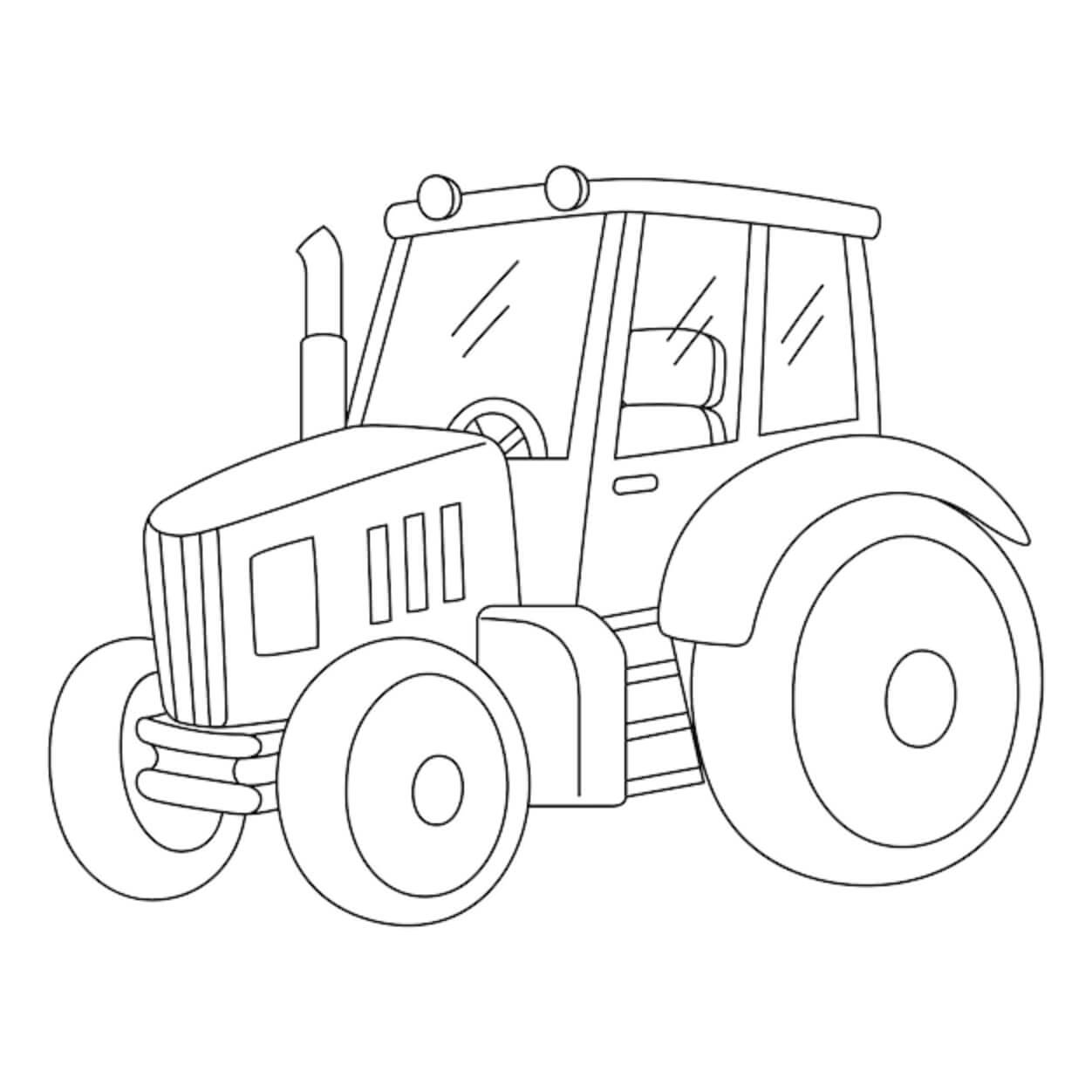 Desenho gratuito Trator #172580 da colecao Transporte para imprimir