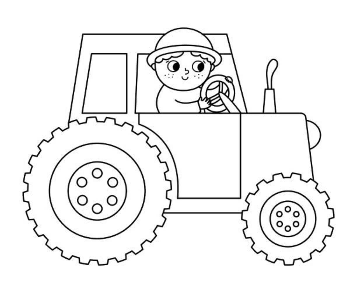 Desenho gratuito Trator #172584 da colecao Transporte para imprimir