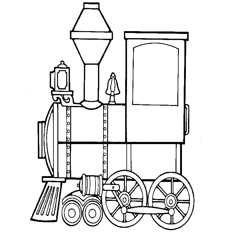 Página para colorir: Trem / Locomotiva (Transporte) #135028 - Páginas para Colorir Imprimíveis Gratuitamente