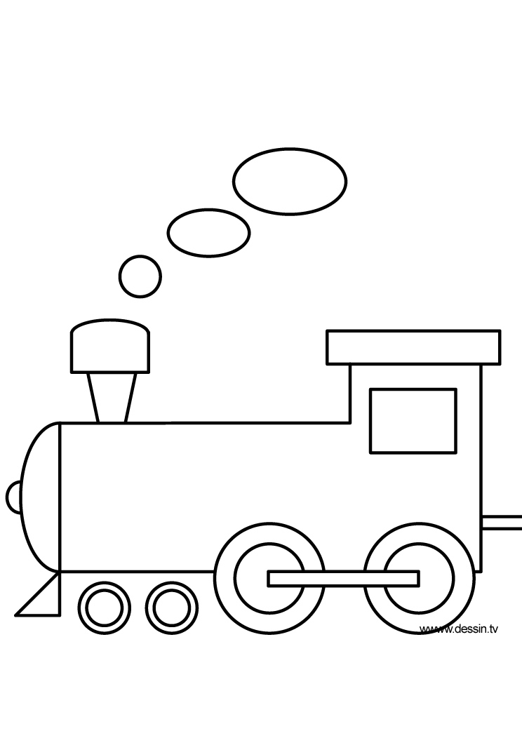 Página para colorir: Trem / Locomotiva (Transporte) #135029 - Páginas para Colorir Imprimíveis Gratuitamente