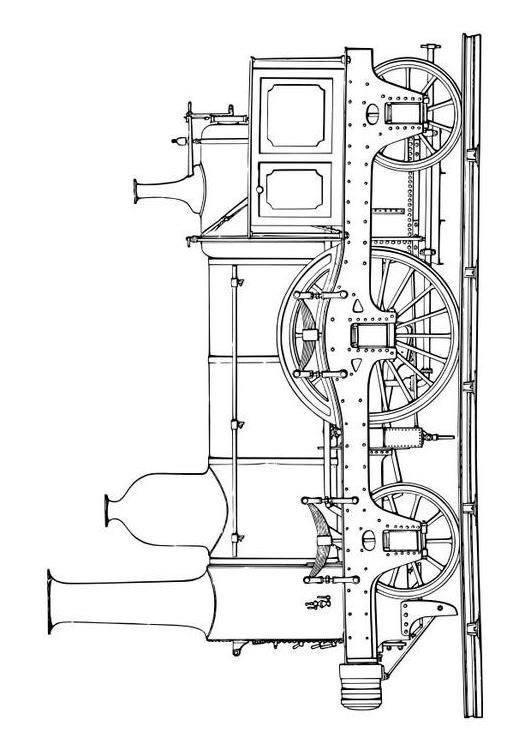 Página para colorir: Trem / Locomotiva (Transporte) #135031 - Páginas para Colorir Imprimíveis Gratuitamente