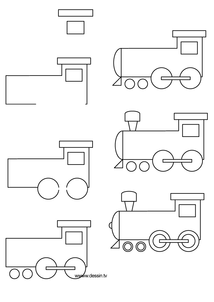 Página para colorir: Trem / Locomotiva (Transporte) #135079 - Páginas para Colorir Imprimíveis Gratuitamente