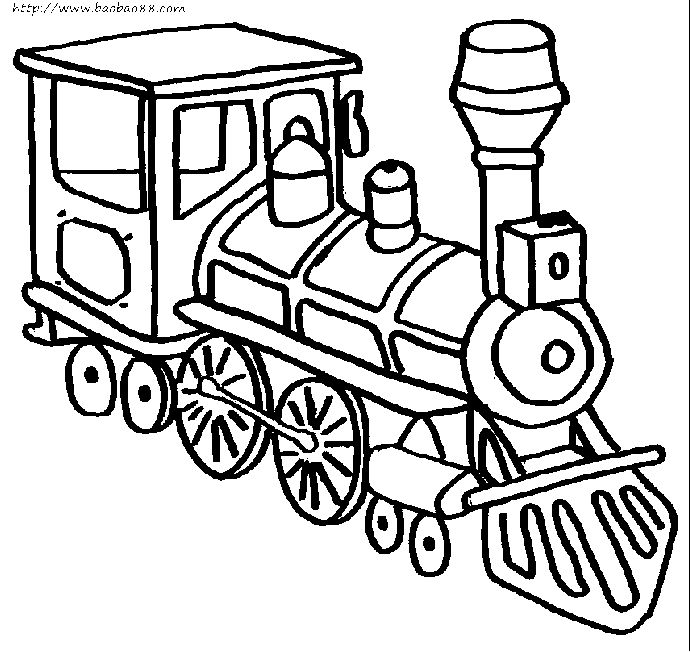 Página para colorir: Trem / Locomotiva (Transporte) #135094 - Páginas para Colorir Imprimíveis Gratuitamente