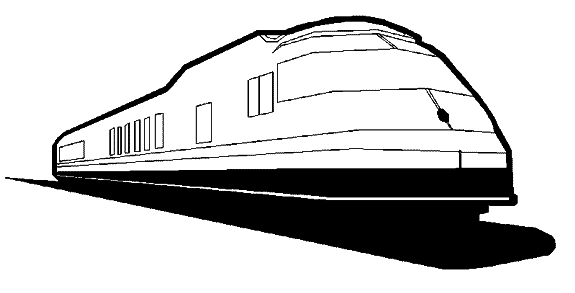 Página para colorir: Trem / Locomotiva (Transporte) #135117 - Páginas para Colorir Imprimíveis Gratuitamente