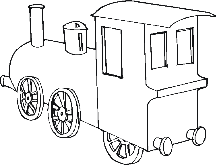 Página para colorir: Trem / Locomotiva (Transporte) #135130 - Páginas para Colorir Imprimíveis Gratuitamente