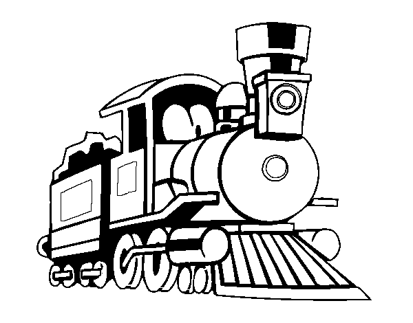 Página para colorir: Trem / Locomotiva (Transporte) #135139 - Páginas para Colorir Imprimíveis Gratuitamente
