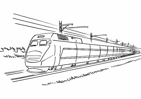 Página para colorir: Trem / Locomotiva (Transporte) #135160 - Páginas para Colorir Imprimíveis Gratuitamente