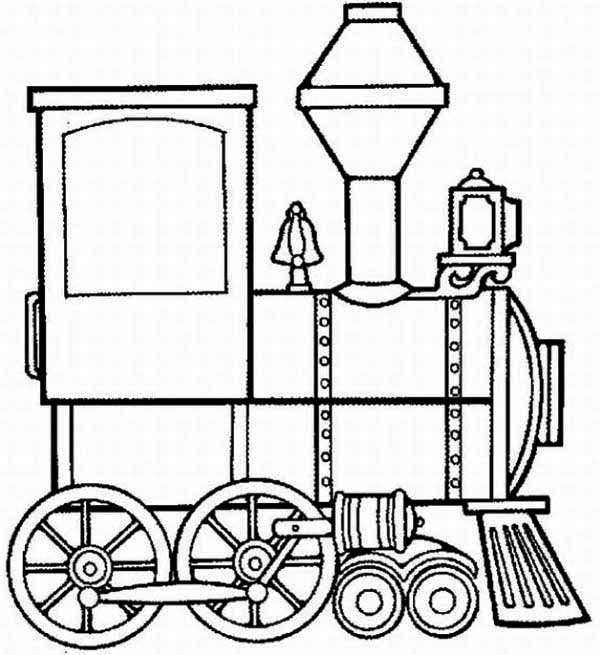 Página para colorir: Trem / Locomotiva (Transporte) #135169 - Páginas para Colorir Imprimíveis Gratuitamente