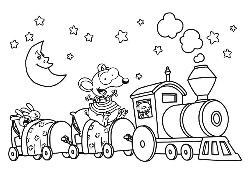 Desenho gratuito Trem / Locomotiva #180644 da colecao Transporte para imprimir