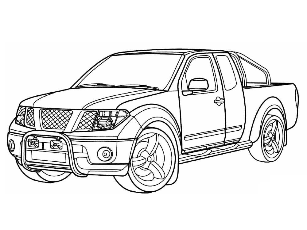 Página para colorir de Veículos 4x4 #180984 pertencente à coleção Transporte