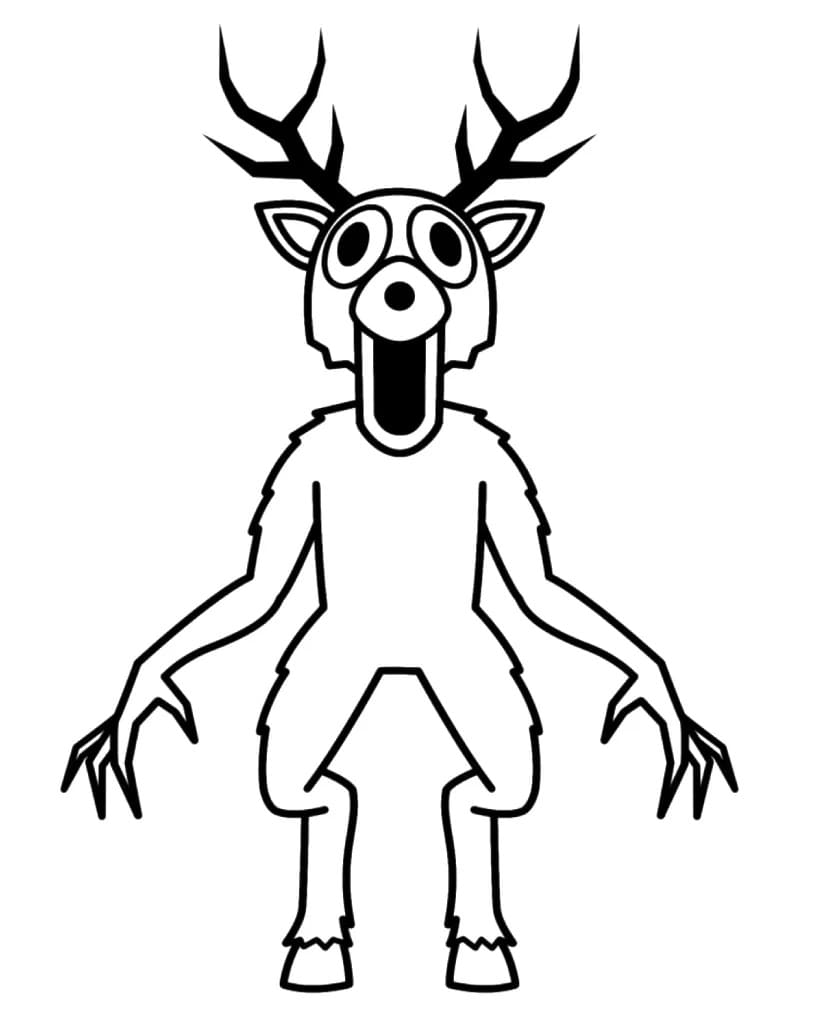 Desenho gratuito 99 Noites na Floresta #221586 da colecao Videogames para imprimir