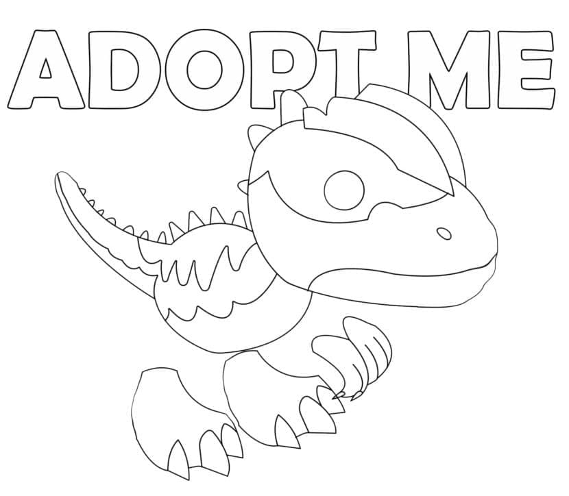 Atividade criativa: desenho de Adopt Me #174382 para colorir da coleção Videogames Atividade criativa: desenho de Adopt Me #174382 para colorir da coleção Videogames