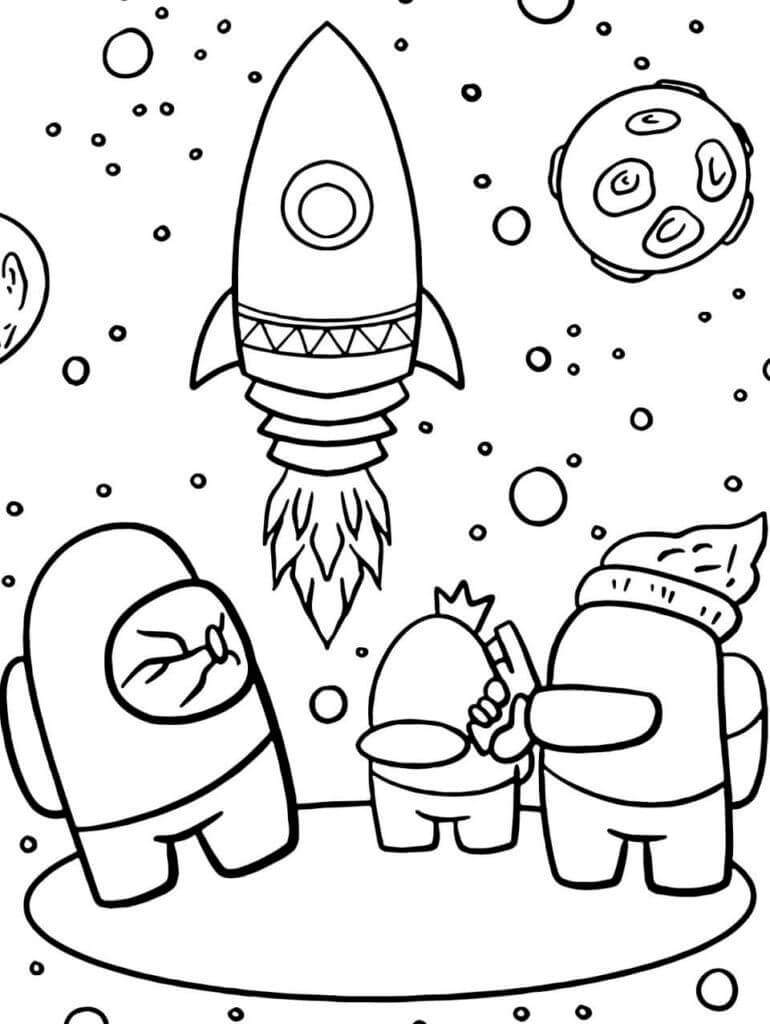 Desenho gratuito Among Us #171899 da colecao Videogames para imprimir