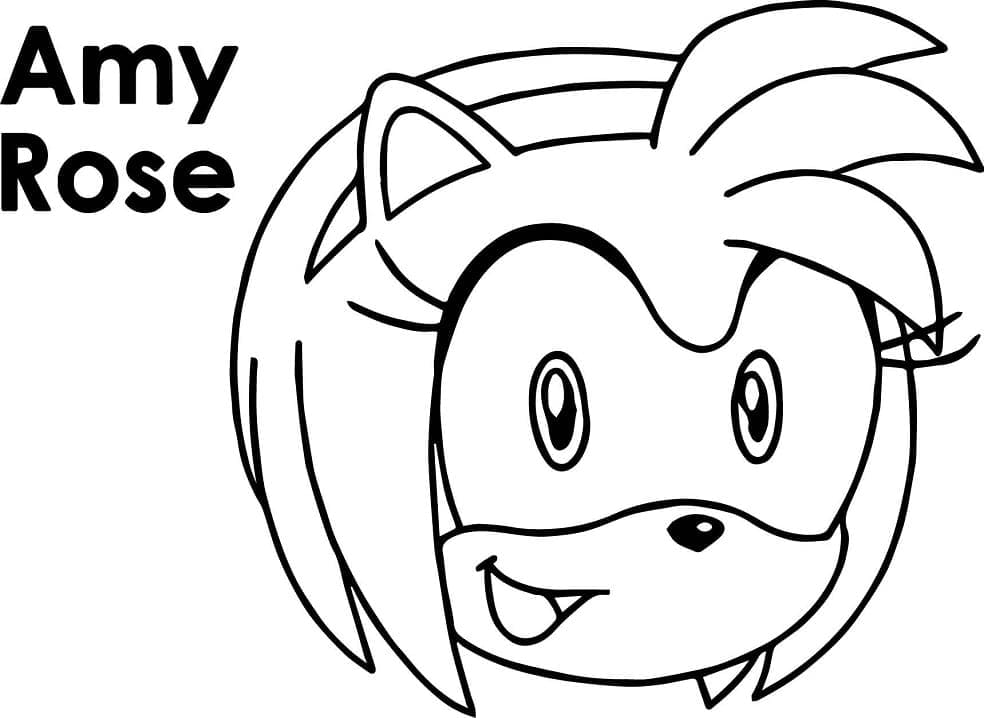 Desenho gratuito Amy Rose #184233 da colecao Videogames para imprimir