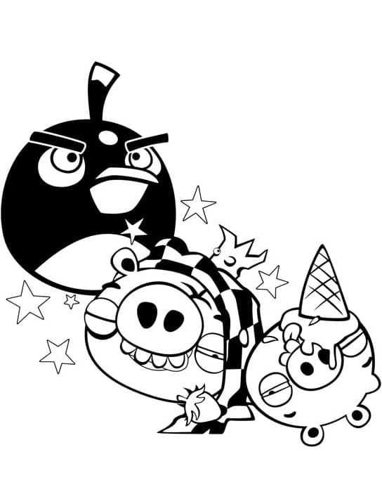 Desenho gratuito Angry Birds #195734 da colecao Videogames para imprimir