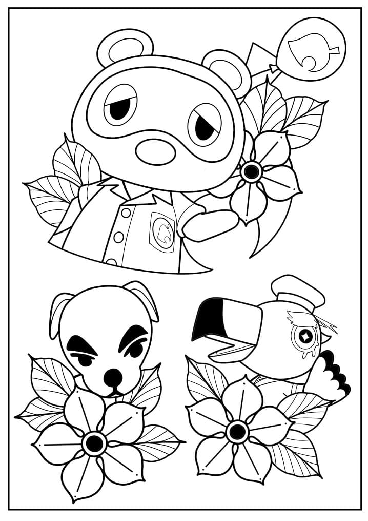Desenho gratuito Animal Crossing #179111 da colecao Videogames para imprimir