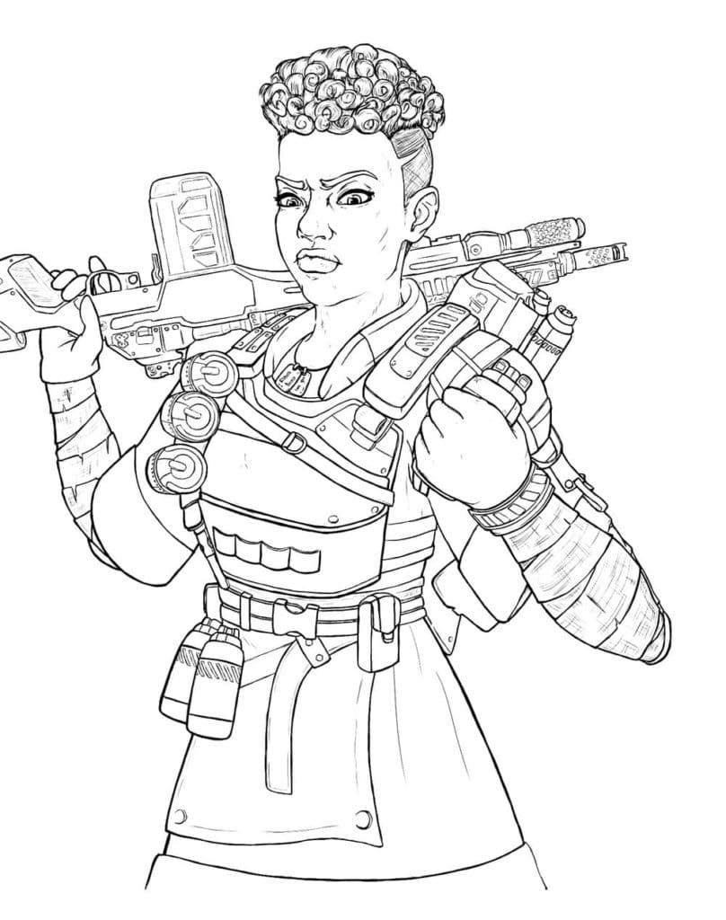 Desenho gratuito Apex Legends #184321 da colecao Videogames para imprimir