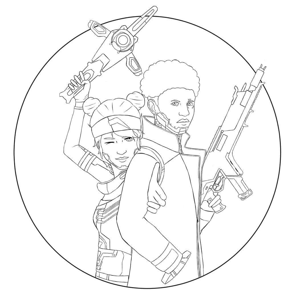 Desenho gratuito Apex Legends #184344 da colecao Videogames para imprimir